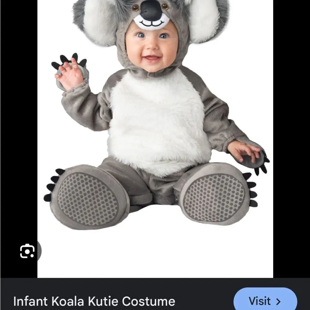 Koala Kutie Infant Halloween Costume. 18-24 mos.